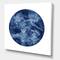 Designart - Space Galaxy Circle - Modern Canvas Wall Art Print